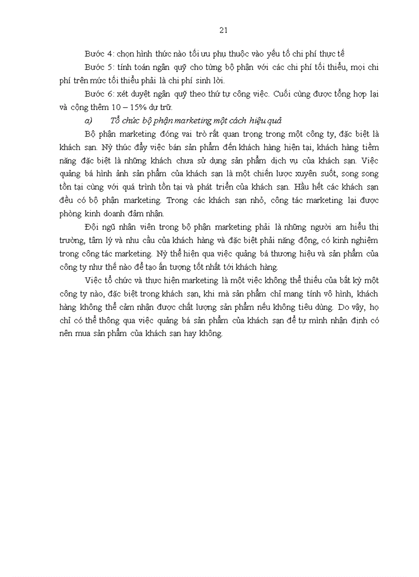 image for page Giải pháp nâng cao sức cạnh tranh marketing của khách sạn Hà Nội