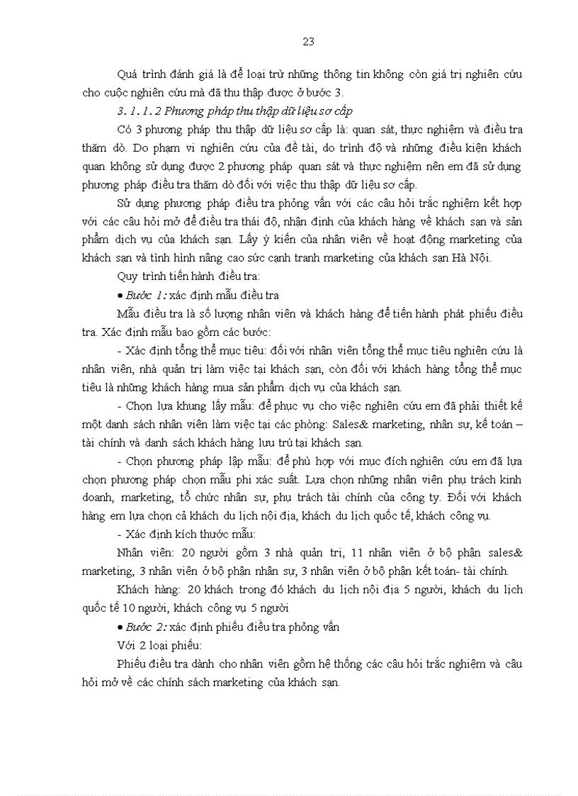 image for page Giải pháp nâng cao sức cạnh tranh marketing của khách sạn Hà Nội