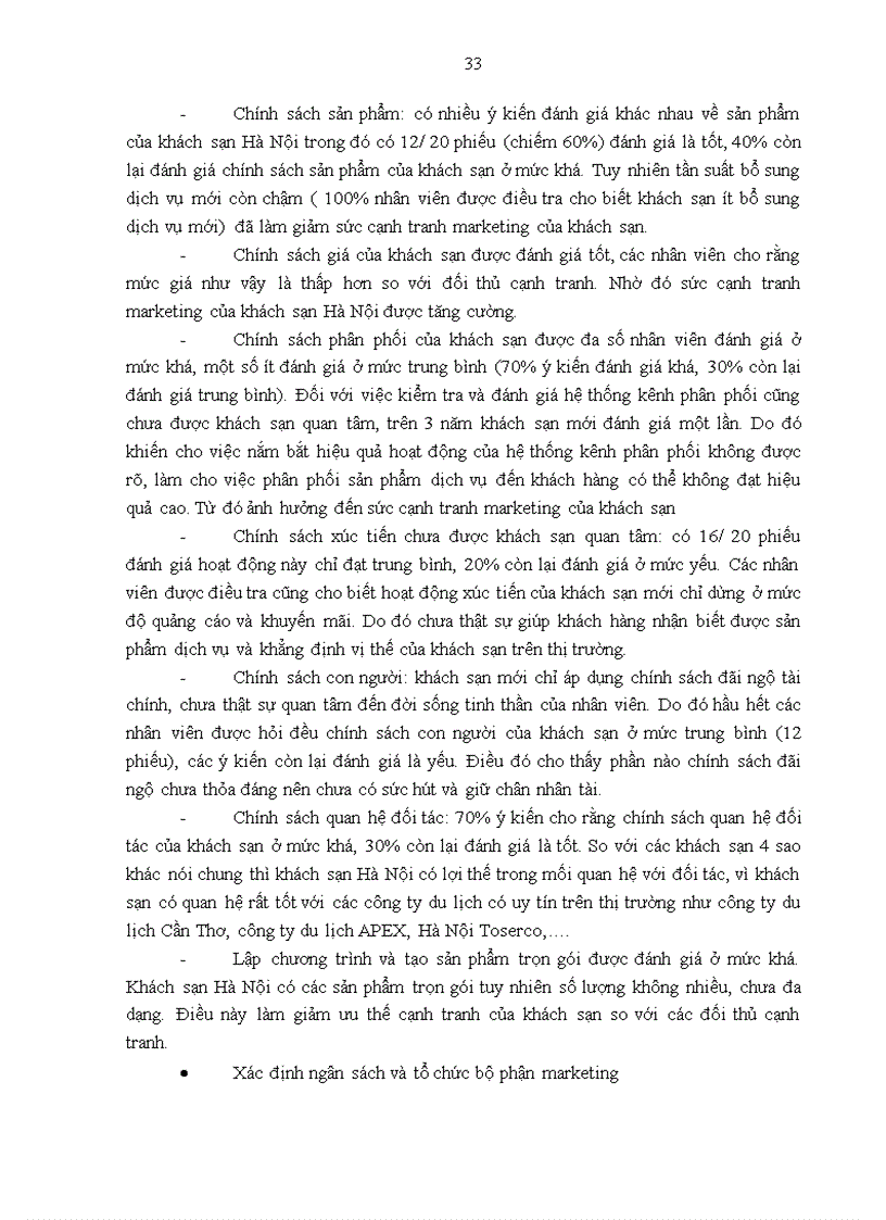 image for page Giải pháp nâng cao sức cạnh tranh marketing của khách sạn Hà Nội