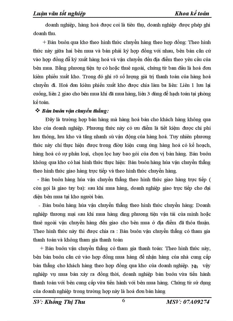 image for page Kế toán bán hàng và xác định kết quả kinh doanh tại Công ty cổ phần Công Nghiệp Tri Thức