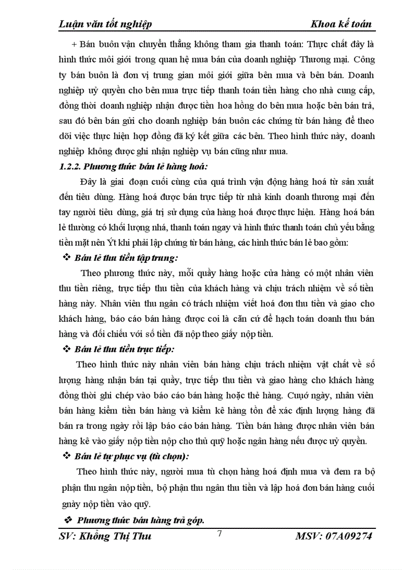 image for page Kế toán bán hàng và xác định kết quả kinh doanh tại Công ty cổ phần Công Nghiệp Tri Thức