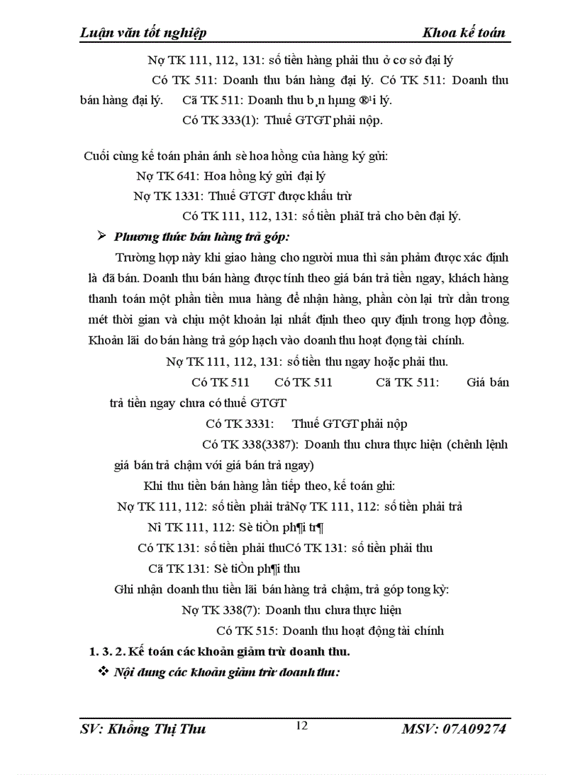image for page Kế toán bán hàng và xác định kết quả kinh doanh tại Công ty cổ phần Công Nghiệp Tri Thức