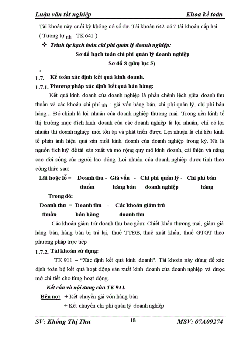 image for page Kế toán bán hàng và xác định kết quả kinh doanh tại Công ty cổ phần Công Nghiệp Tri Thức