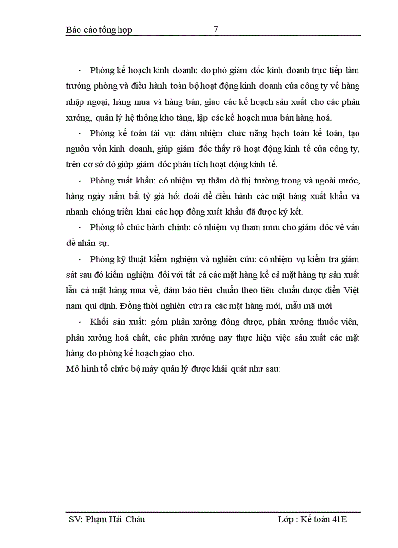 image for page Báo cáo thực tập tại Công ty Dược Liệu TWI l