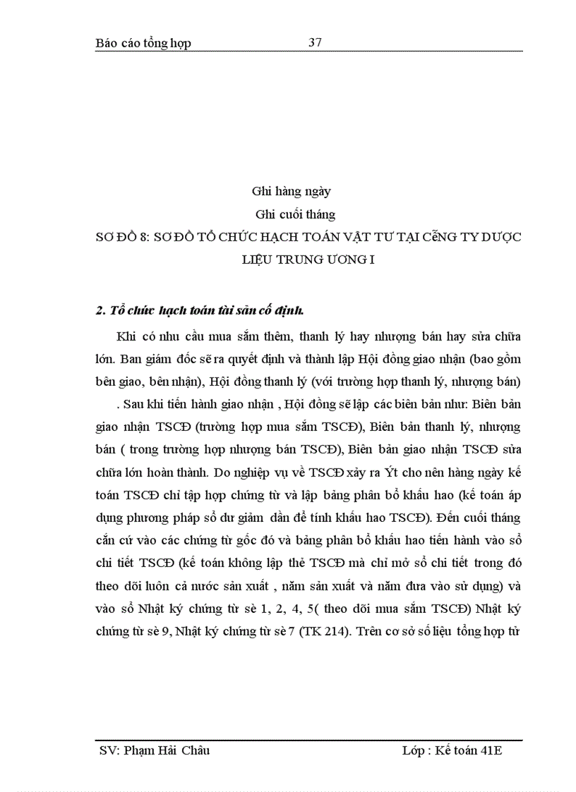 image for page Báo cáo thực tập tại Công ty Dược Liệu TWI l