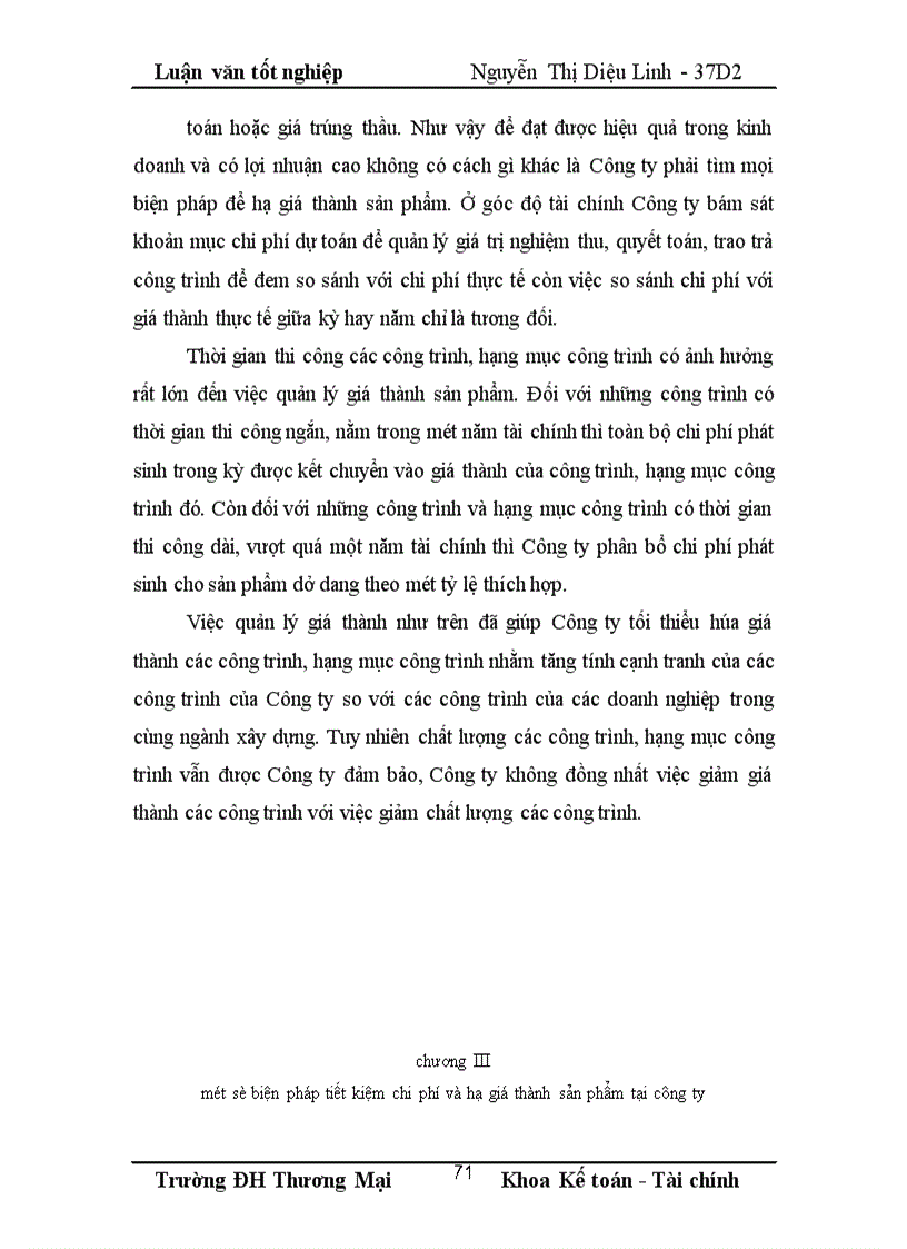 image for page Một số biện pháp tiết kiệm chi phí và hạ giá thành sản phẩm xây lắp tại Công ty cổ phần xây dựng số 2- Vinaconex 2