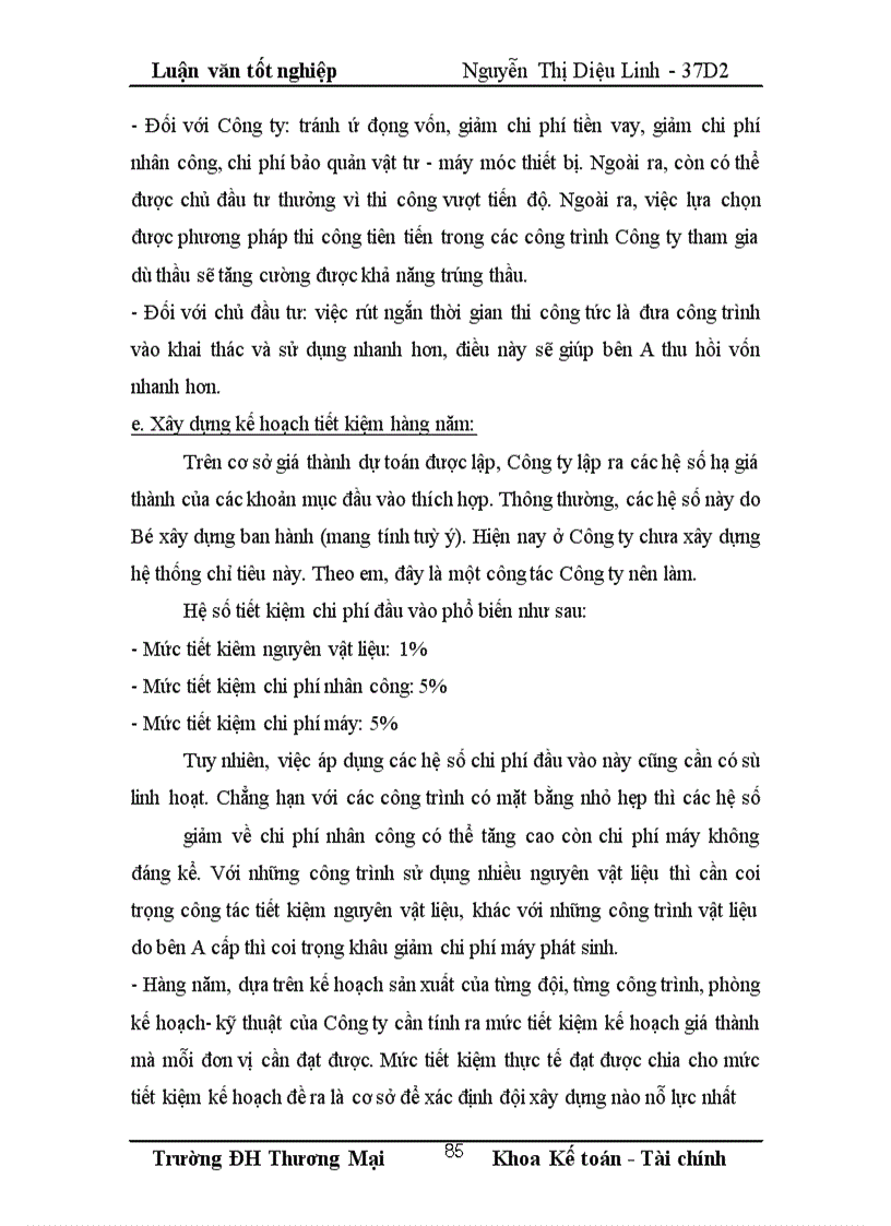 image for page Một số biện pháp tiết kiệm chi phí và hạ giá thành sản phẩm xây lắp tại Công ty cổ phần xây dựng số 2- Vinaconex 2