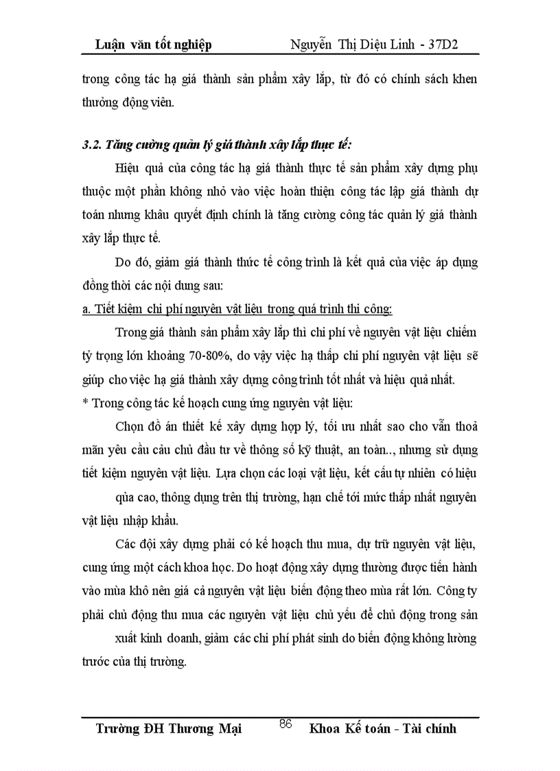 image for page Một số biện pháp tiết kiệm chi phí và hạ giá thành sản phẩm xây lắp tại Công ty cổ phần xây dựng số 2- Vinaconex 2