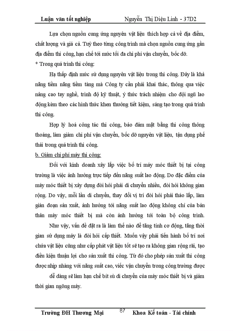 image for page Một số biện pháp tiết kiệm chi phí và hạ giá thành sản phẩm xây lắp tại Công ty cổ phần xây dựng số 2- Vinaconex 2