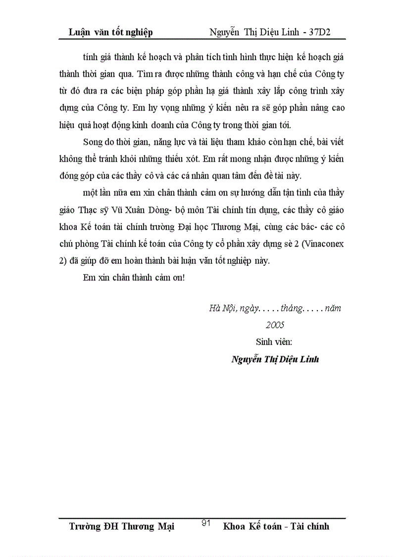 image for page Một số biện pháp tiết kiệm chi phí và hạ giá thành sản phẩm xây lắp tại Công ty cổ phần xây dựng số 2- Vinaconex 2