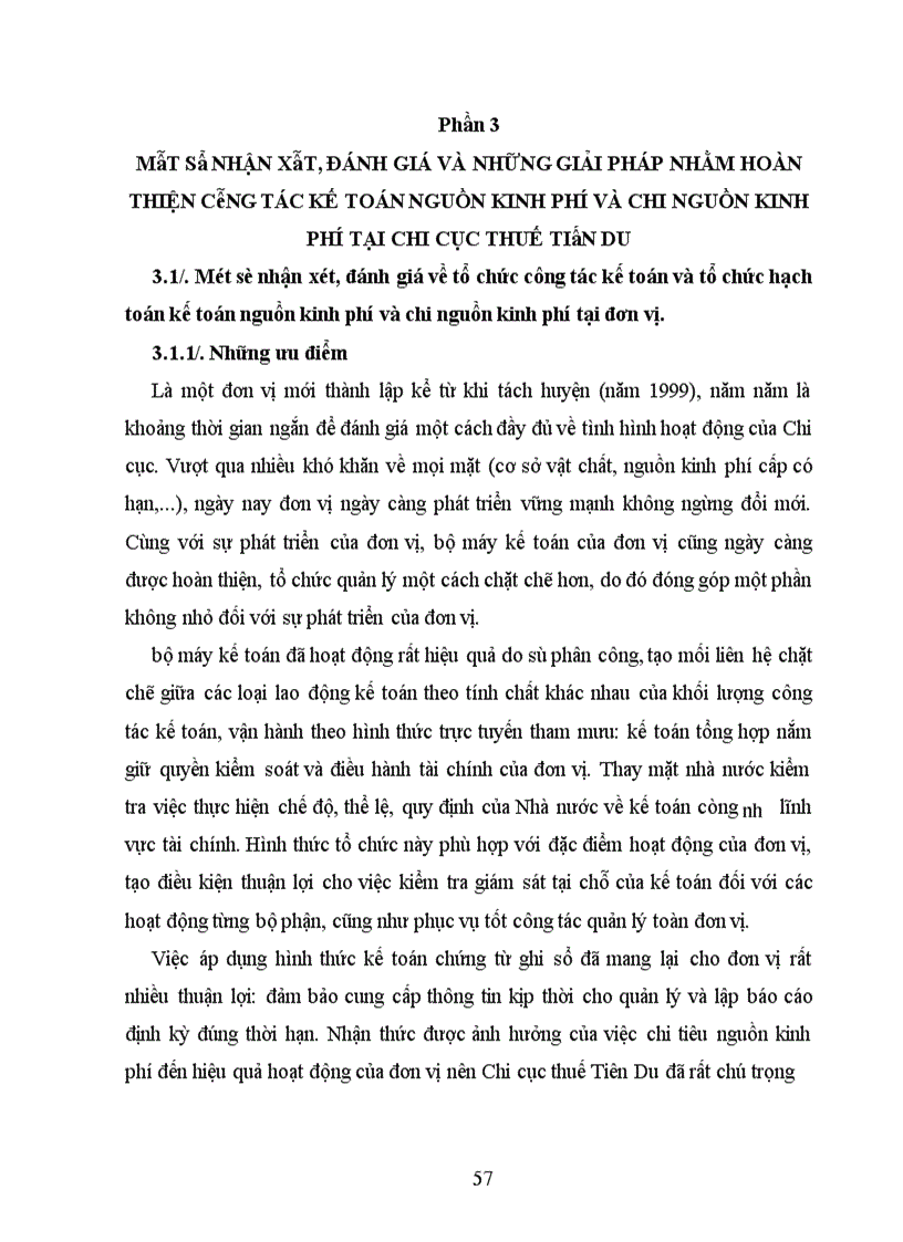 image for page Tổ chức hạch toán nguồn kinh phí và chi nguồn kinh phí sự nghiệp ở chi cục thuế Tiên Du – Bắc Ninh