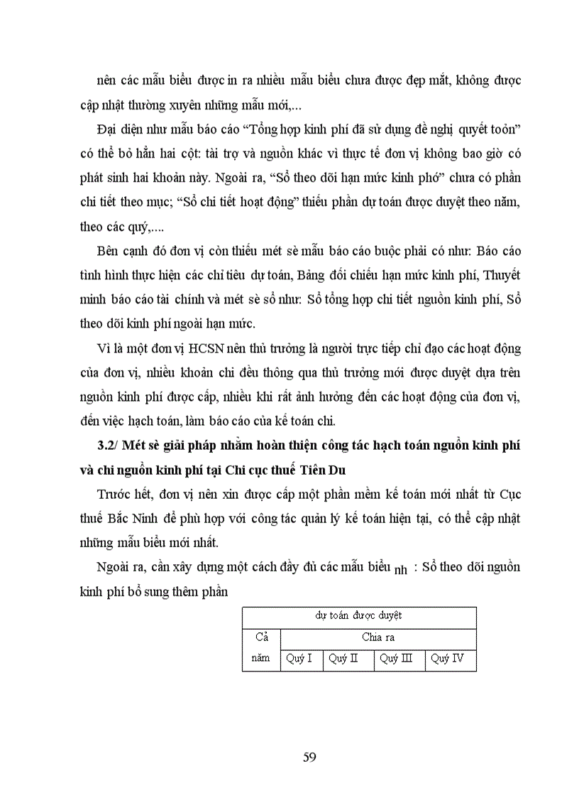 image for page Tổ chức hạch toán nguồn kinh phí và chi nguồn kinh phí sự nghiệp ở chi cục thuế Tiên Du – Bắc Ninh