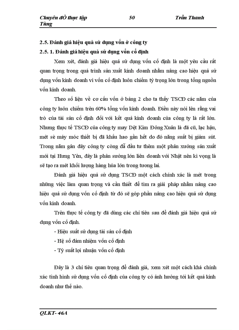 image for page Nâng cao hiệu quả sử dụng vốn tại công ty TNHH dệt kim đông xuân