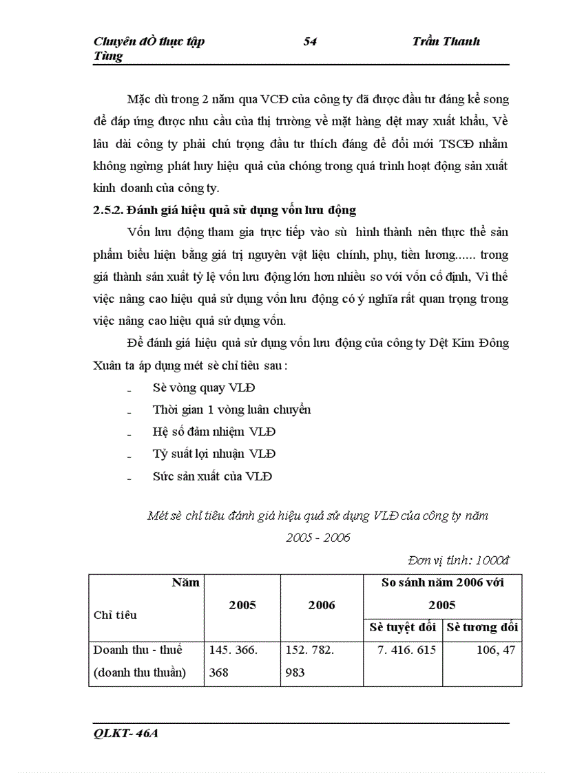 image for page Nâng cao hiệu quả sử dụng vốn tại công ty TNHH dệt kim đông xuân