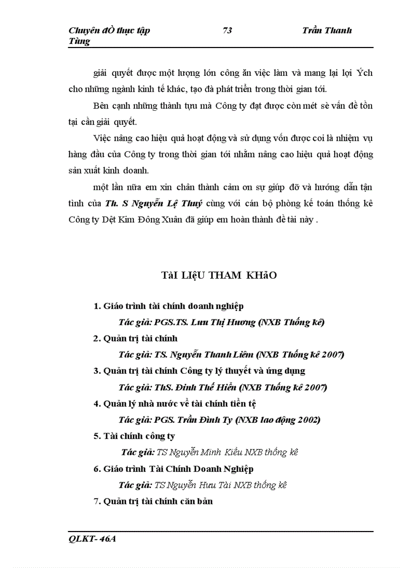 image for page Nâng cao hiệu quả sử dụng vốn tại công ty TNHH dệt kim đông xuân