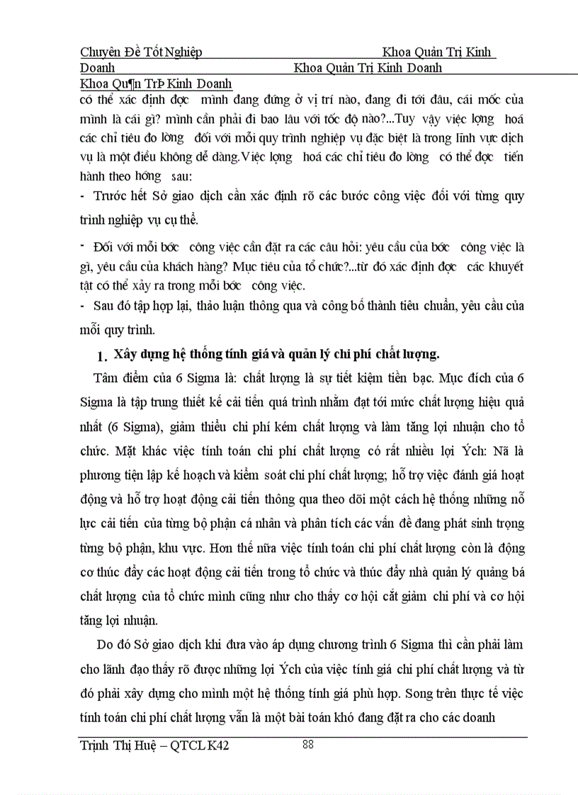 image for page Triển khai chương trình 6 Sigma nhằm cải tiến chất lượng dịch vụ tín dụng tại Sở giao dịch NHNo & PTNT Việt Nam