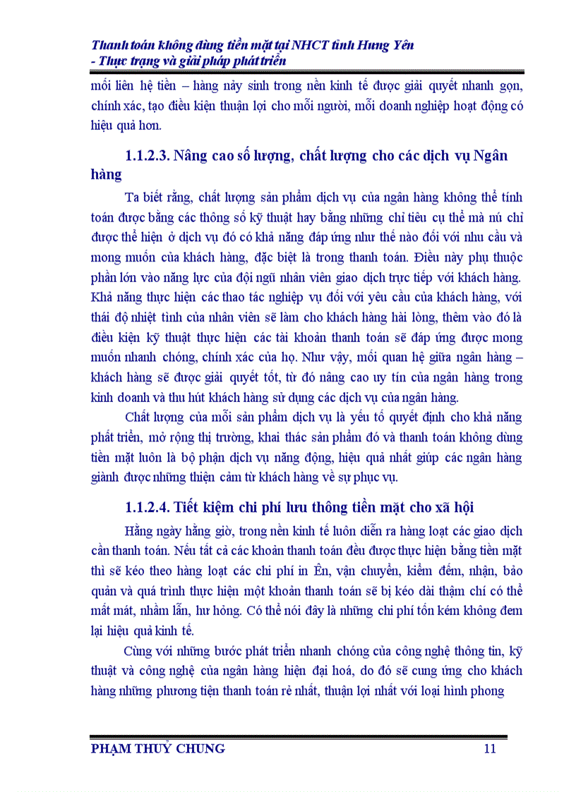 image for page Thanh toán không dùng tiền mặt tại Ngân hàng Công thương Hưng Yên -Thực trạng và giải pháp phát triển