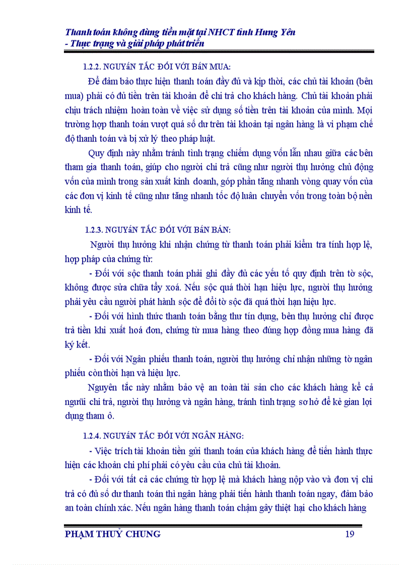 image for page Thanh toán không dùng tiền mặt tại Ngân hàng Công thương Hưng Yên -Thực trạng và giải pháp phát triển