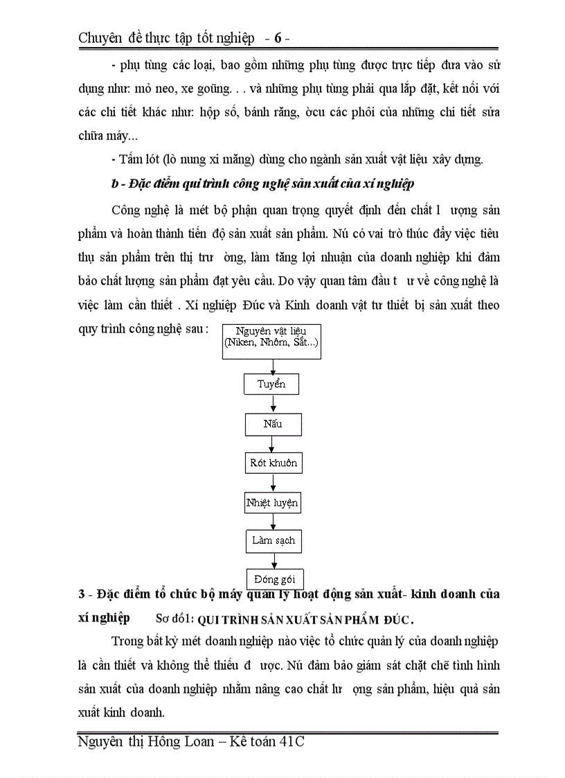 image for page Hoàn thiện hạch toán chi phí sản xuất và tính giá thành sản phẩm nhằm nâng cao hiệu quả sản xuất kinh doanh tại xí nghiệp Đúc và kinh doanh vật tư thiết bị (thuộc công ty Cơ khí và Xây lắp số 7)