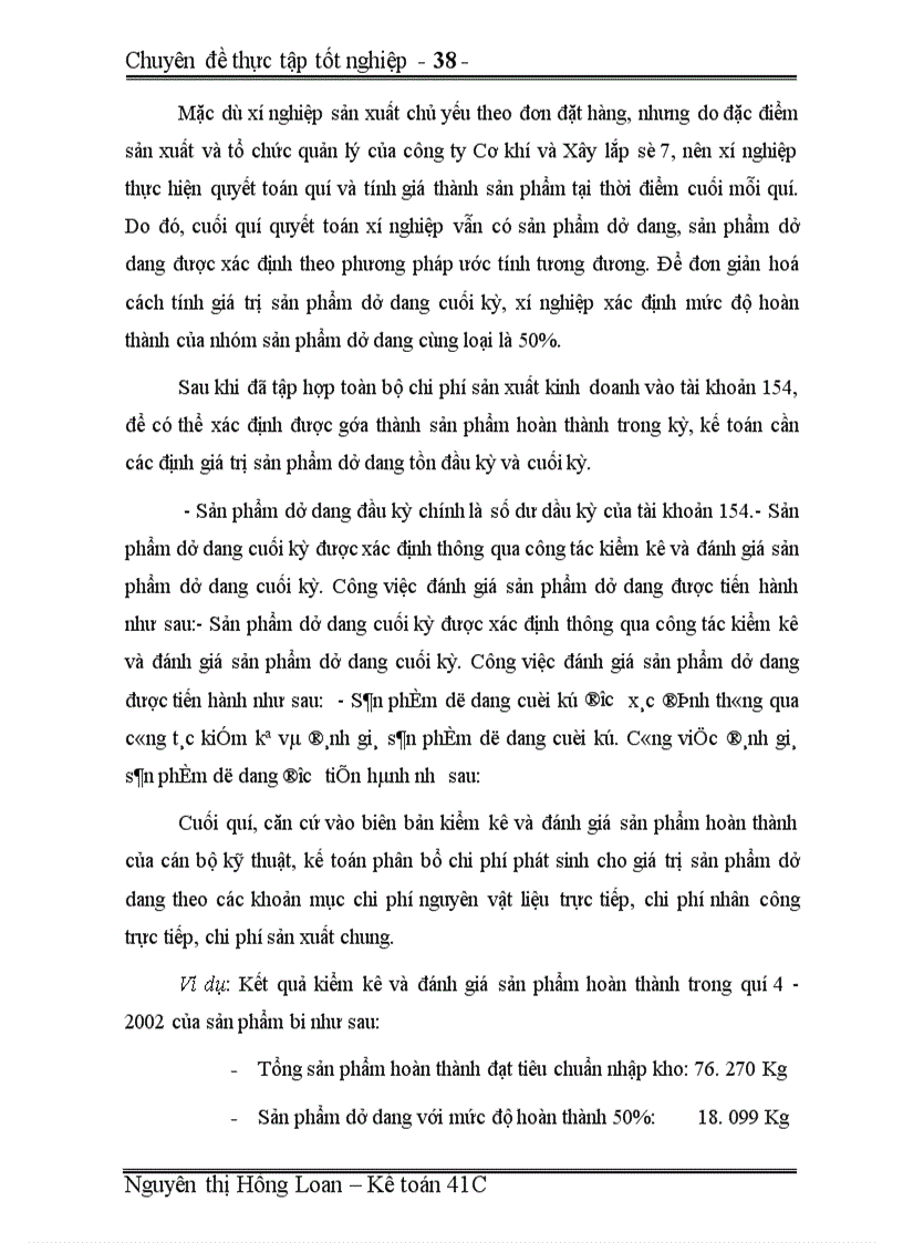 image for page Hoàn thiện hạch toán chi phí sản xuất và tính giá thành sản phẩm nhằm nâng cao hiệu quả sản xuất kinh doanh tại xí nghiệp Đúc và kinh doanh vật tư thiết bị (thuộc công ty Cơ khí và Xây lắp số 7)