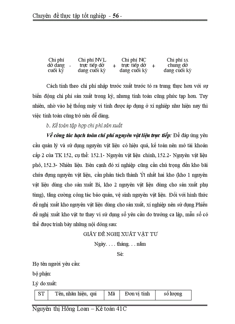 image for page Hoàn thiện hạch toán chi phí sản xuất và tính giá thành sản phẩm nhằm nâng cao hiệu quả sản xuất kinh doanh tại xí nghiệp Đúc và kinh doanh vật tư thiết bị (thuộc công ty Cơ khí và Xây lắp số 7)