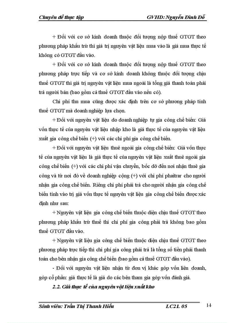 image for page Tổ chức công tác kế toán Nguyên vật liệu tại công ty Cổ Phần Thực Phẩm Đức Việt