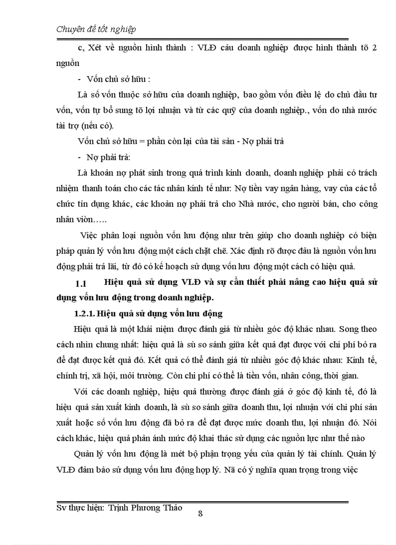 image for page Vốn lưu động và các biện pháp nâng cao hiệu quả sử dụng vốn lưu động ở công ty cổ phần công nghiệp điện Đức Hoàng