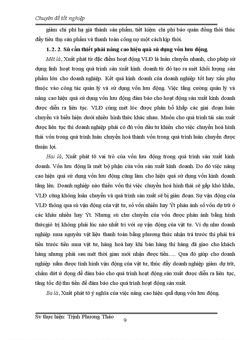 image for page Vốn lưu động và các biện pháp nâng cao hiệu quả sử dụng vốn lưu động ở công ty cổ phần công nghiệp điện Đức Hoàng