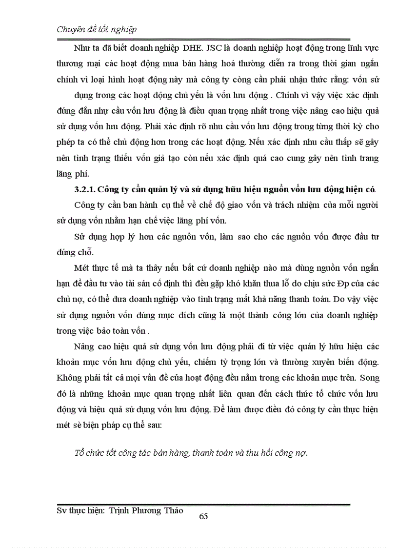 image for page Vốn lưu động và các biện pháp nâng cao hiệu quả sử dụng vốn lưu động ở công ty cổ phần công nghiệp điện Đức Hoàng