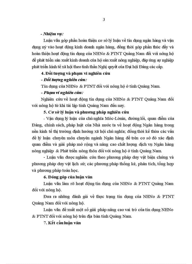 image for page Tín dụng của Ngân hàng Nông nghiệp và Phát triển Nông thôn đối với nông hộ ở tỉnh Quảng Nam