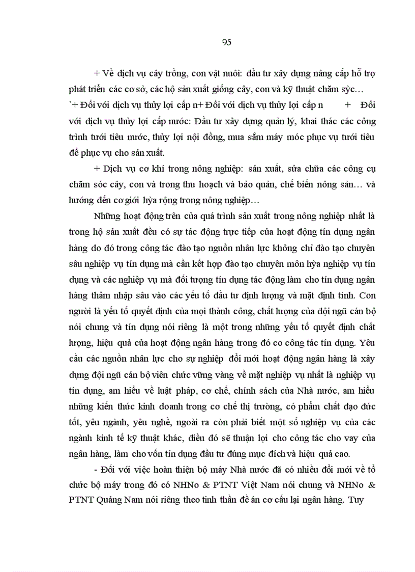image for page Tín dụng của Ngân hàng Nông nghiệp và Phát triển Nông thôn đối với nông hộ ở tỉnh Quảng Nam