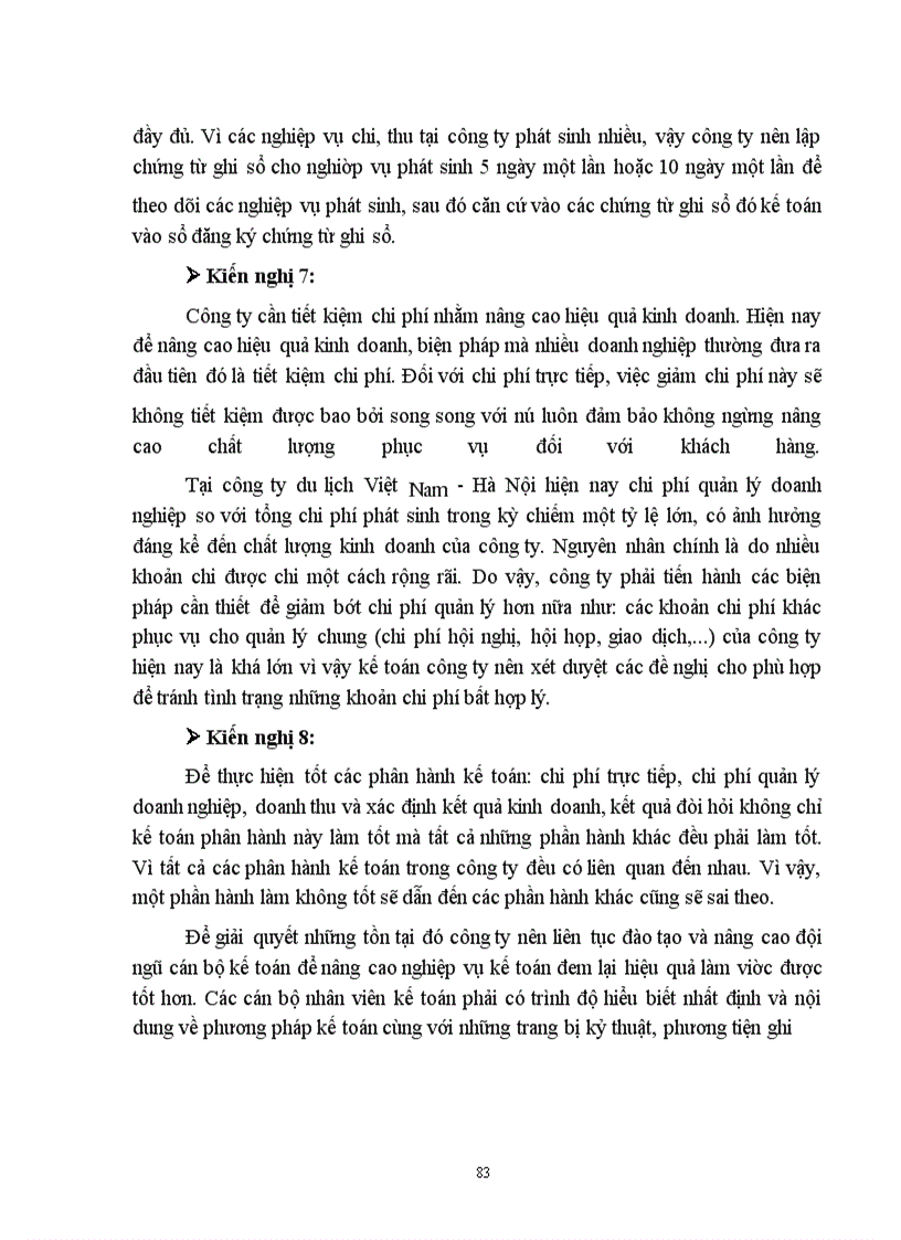 image for page Hoàn thiện hạch toán chi phí, doanh thu và xác định kết quả hoạt động dịch vụ tại Công ty Du lịch Việt Nam -Hà Nội