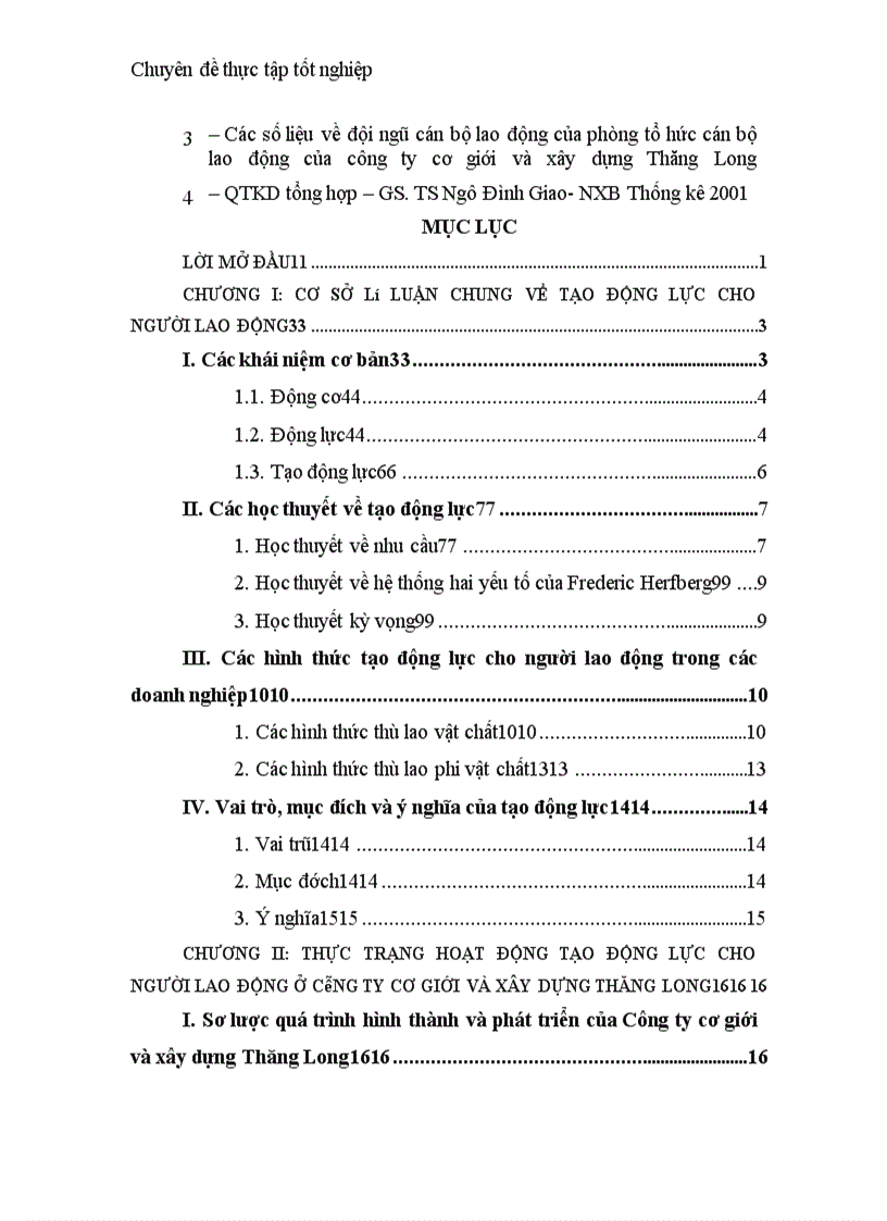 image for page Một số biện pháp tạo động lực cho người lao động nhằm nâng cao hiệu quả sản xuất ở Công ty cơ giới và xây dựng Thăng Long
