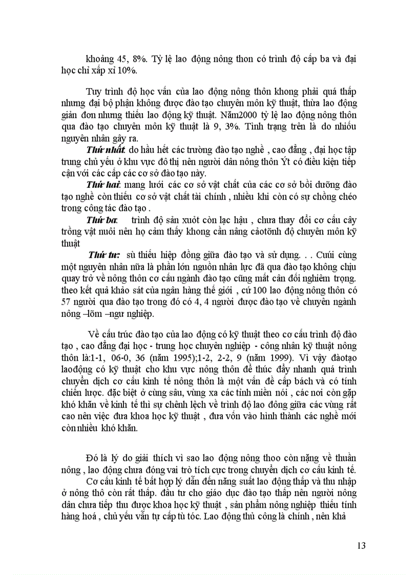image for page Thực trạng và một số giải pháp phát triển nguồn nhân lực nông thôn phục vụ công nghiệp hoá -hiện đại hoá đất nước