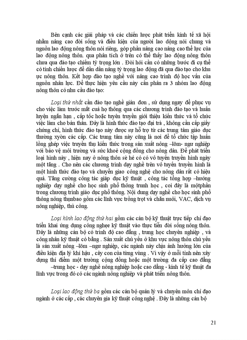 image for page Thực trạng và một số giải pháp phát triển nguồn nhân lực nông thôn phục vụ công nghiệp hoá -hiện đại hoá đất nước