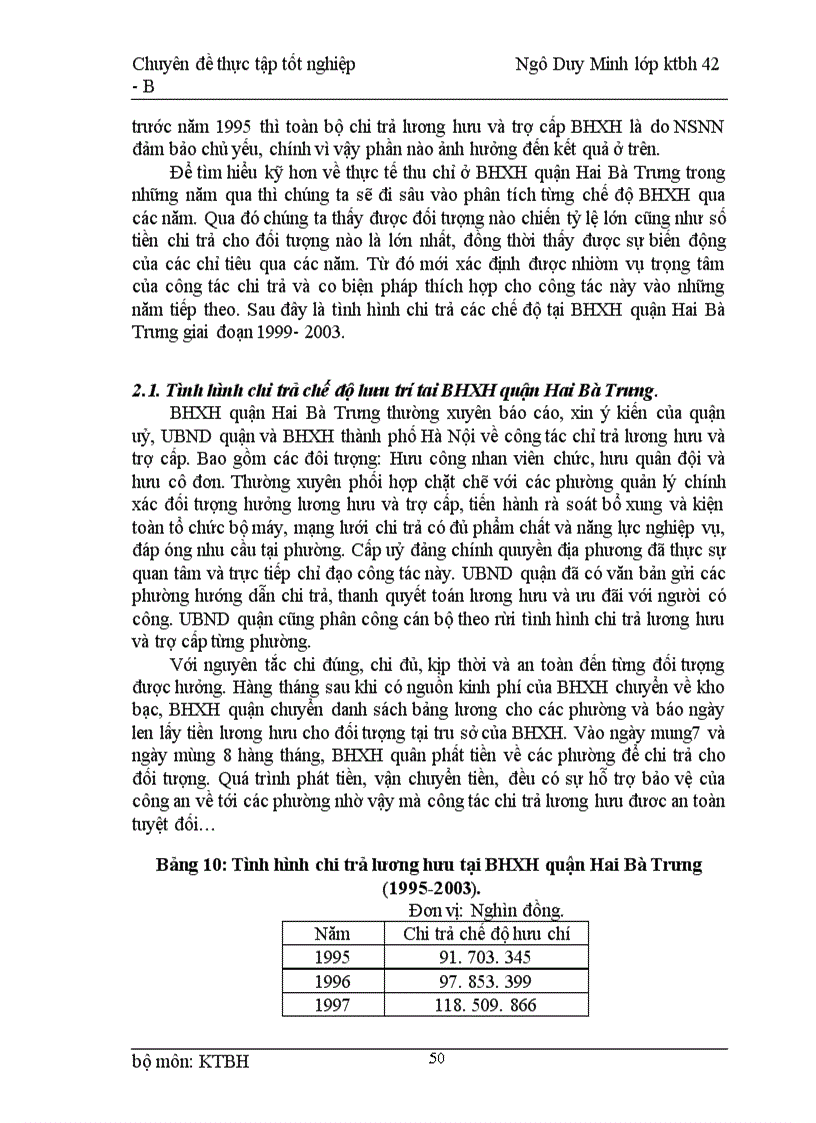 image for page Tình hình thu chi quỹ BHXH tại BHXH quận Hai Bà Trưng