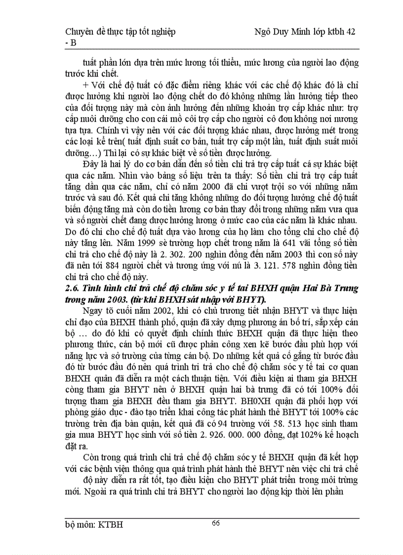 image for page Tình hình thu chi quỹ BHXH tại BHXH quận Hai Bà Trưng