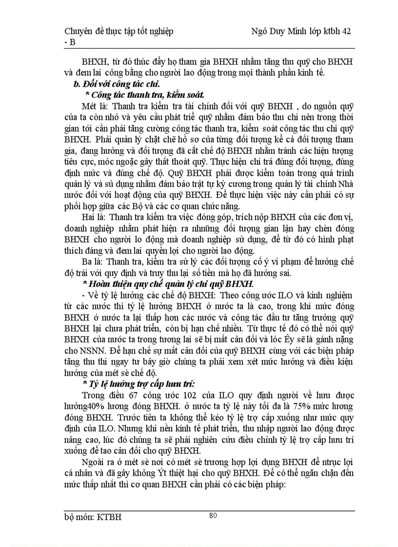 image for page Tình hình thu chi quỹ BHXH tại BHXH quận Hai Bà Trưng