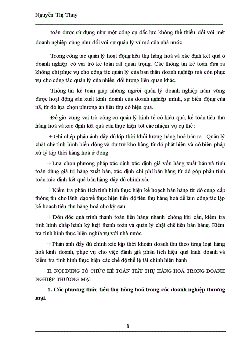 image for page Kế toán tiêu thụ hàng hoá & xác định kết quả tại Chi Nhánh Công ty TNHH Sản xuất và thương mại Thiên Long