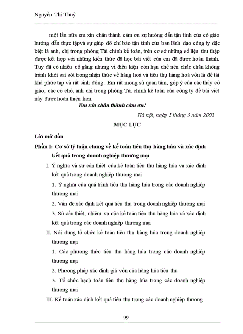 image for page Kế toán tiêu thụ hàng hoá & xác định kết quả tại Chi Nhánh Công ty TNHH Sản xuất và thương mại Thiên Long