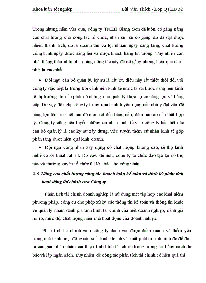 image for page Một số giải pháp nâng cao hiệu quả sử dụng vốn tại Công ty TNHH Giang Sơn