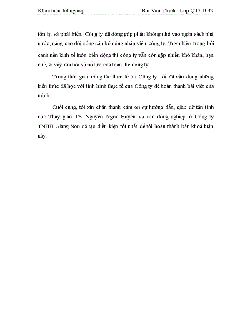 image for page Một số giải pháp nâng cao hiệu quả sử dụng vốn tại Công ty TNHH Giang Sơn