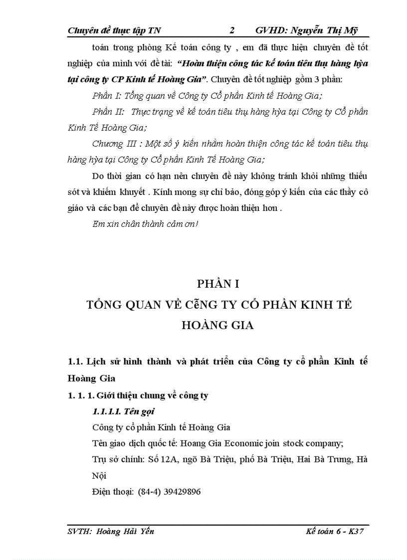 image for page Hoàn thiện công tác kế toán tiêu thụ hàng hóa tại công ty CP Kinh tế Hoàng Gia