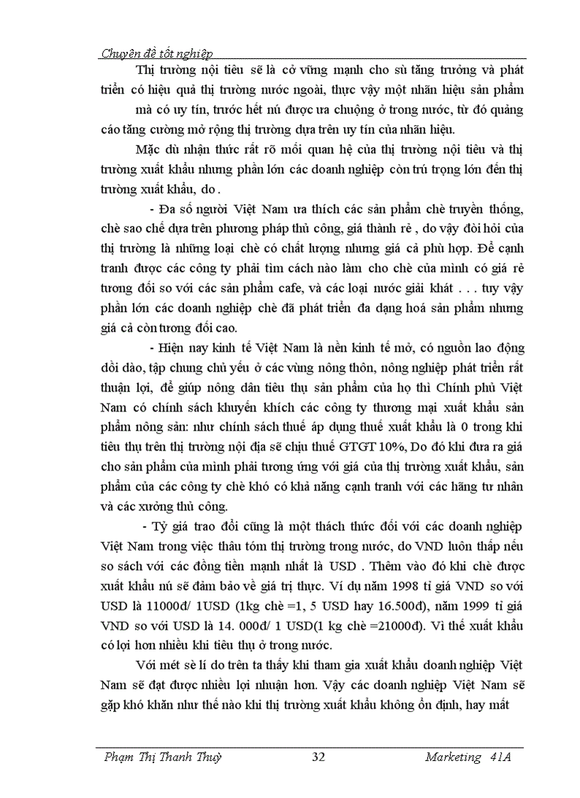 image for page Marketing hỗn hợp mở rộng thị trường chè của Công ty cổ phần chè Kim Anh