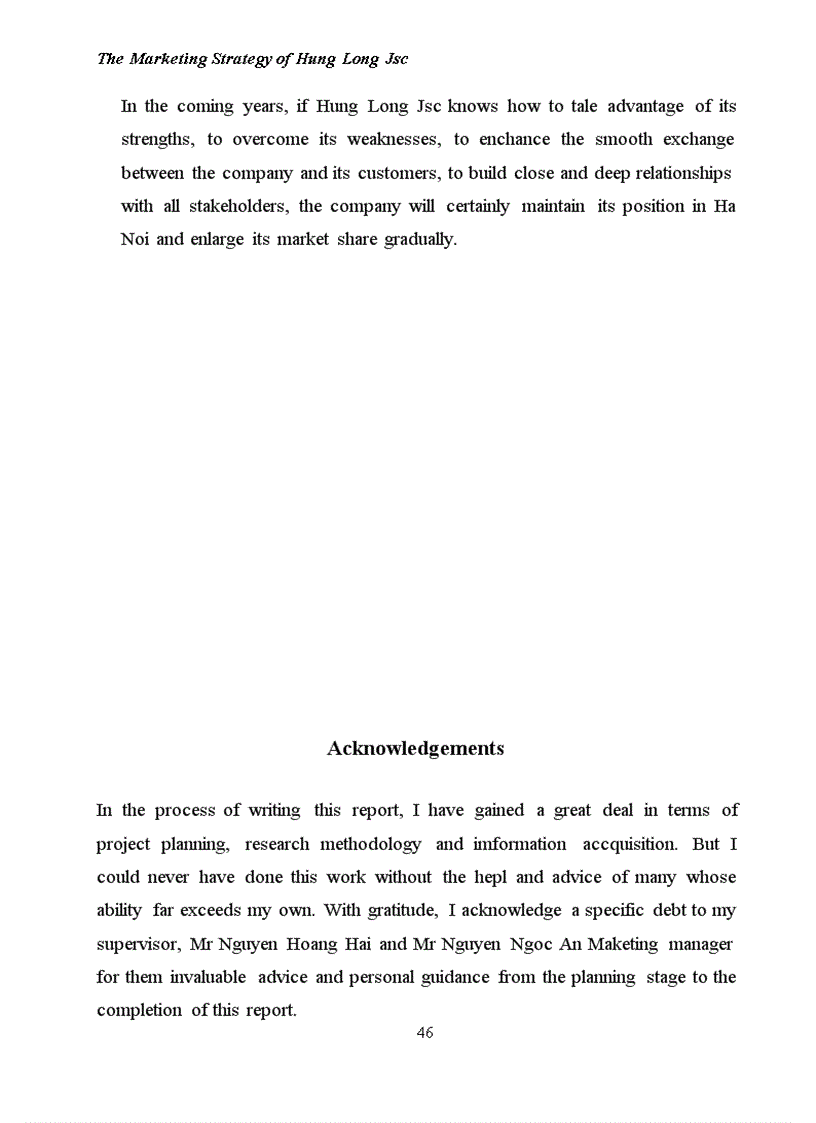 image for page The Marketing Strategy of Hung Long Jsc