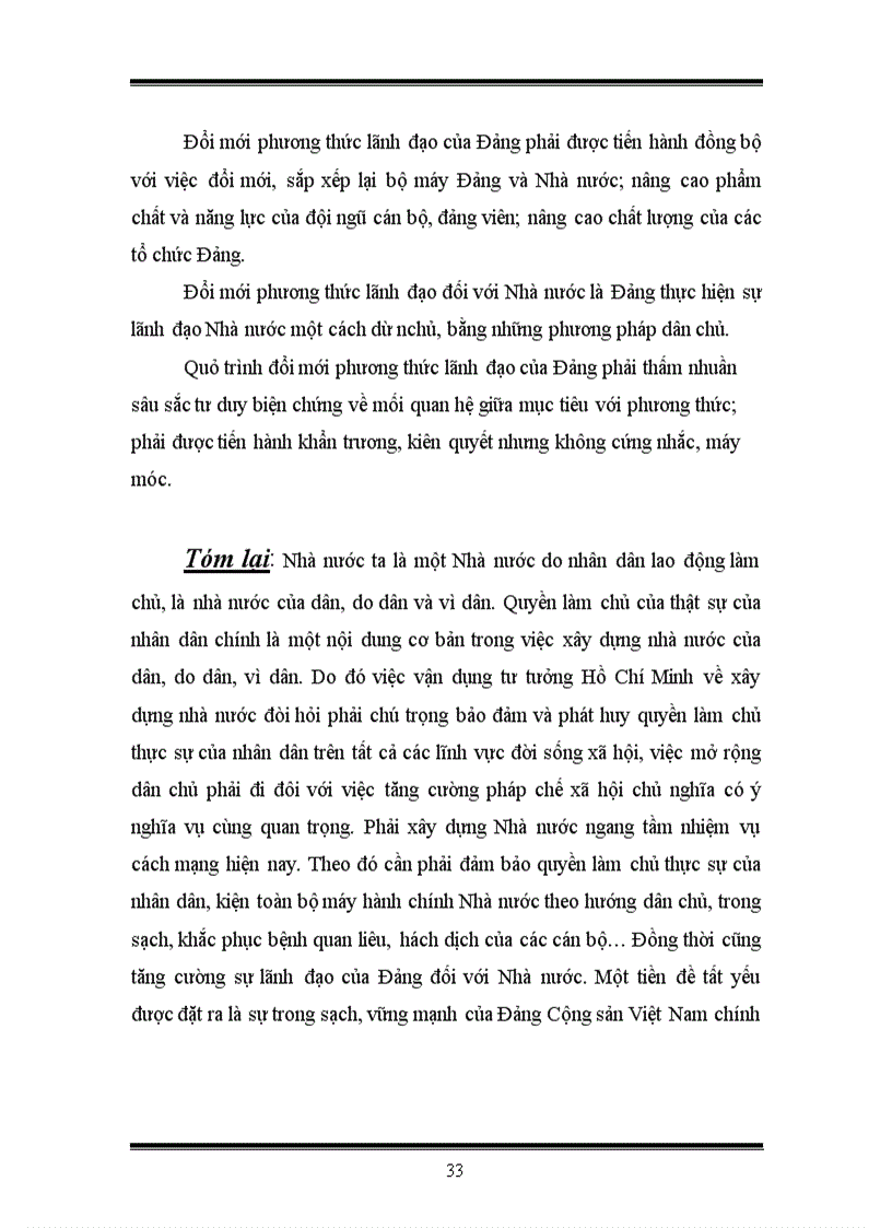 image for page Quan điểm về nhà nước của dân, do dân và vì dân chúng ta thấy trong di sản tư tưởng Hồ Chí Minh