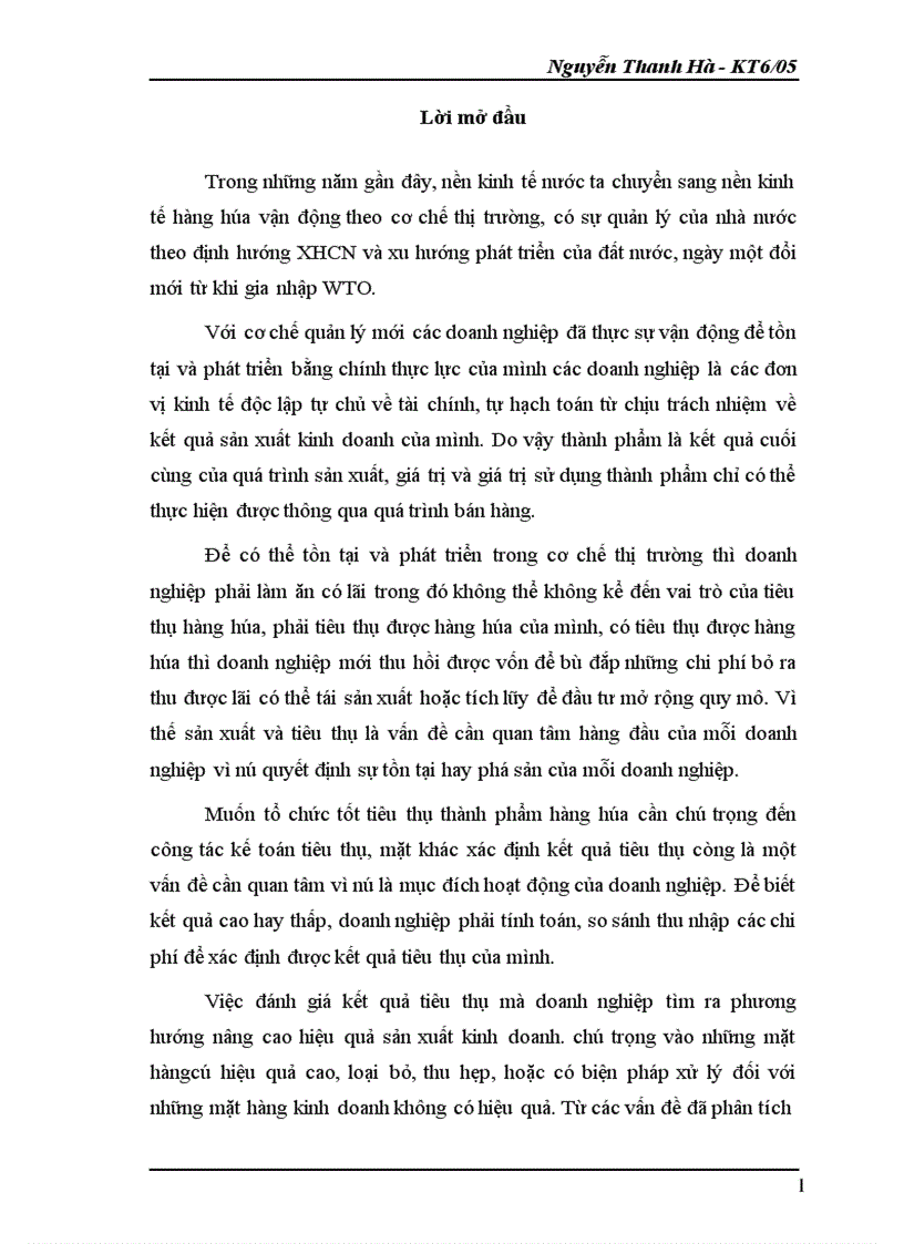 image for page Kế toán hàng hóa và xác định kết quả kinh doanh tại doanh nghiệp Thùy Trang