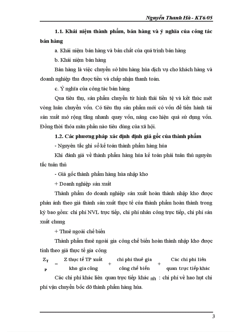 image for page Kế toán hàng hóa và xác định kết quả kinh doanh tại doanh nghiệp Thùy Trang