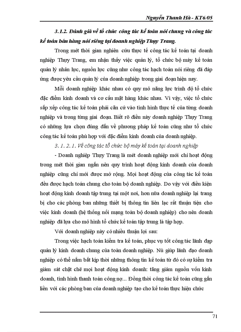 image for page Kế toán hàng hóa và xác định kết quả kinh doanh tại doanh nghiệp Thùy Trang