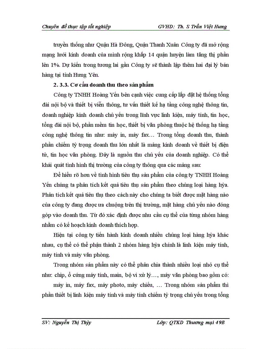 image for page Một số biện pháp thúc đẩy tiêu thụ thiết bị văn phòng tại Công ty TNHH Hoàng Yến